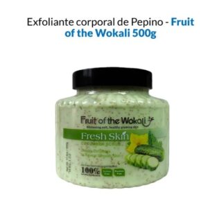 EXFOLIANTE CORPORAL DE PEPINO - FRUIT OF THE WOKALI 500G