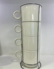Mug Apilable x 4 Personalizados con Caja - Imagen 7