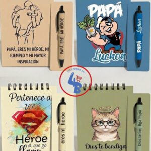 Libreta con esfero - Personalizada