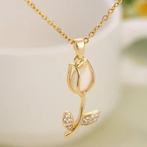 Collar Flor Tulipan