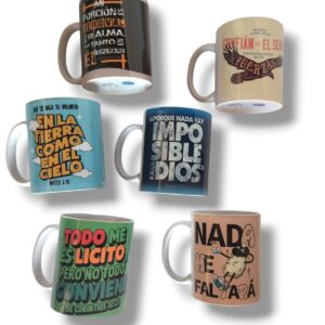 Combo: 3 Mug con Versículo Bíblico – Un Detalle con Propósito