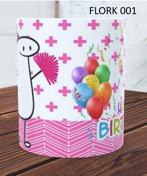 Mug Flork Para Cumpleaños - Imagen 3