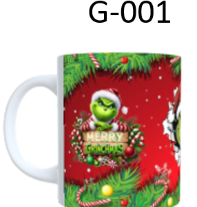 Mug Grinch Navideño – Taza Personalizada para Regalo de Navidad