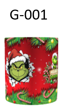 Mug Grinch Navideño – Taza Personalizada para Regalo de Navidad - Imagen 3
