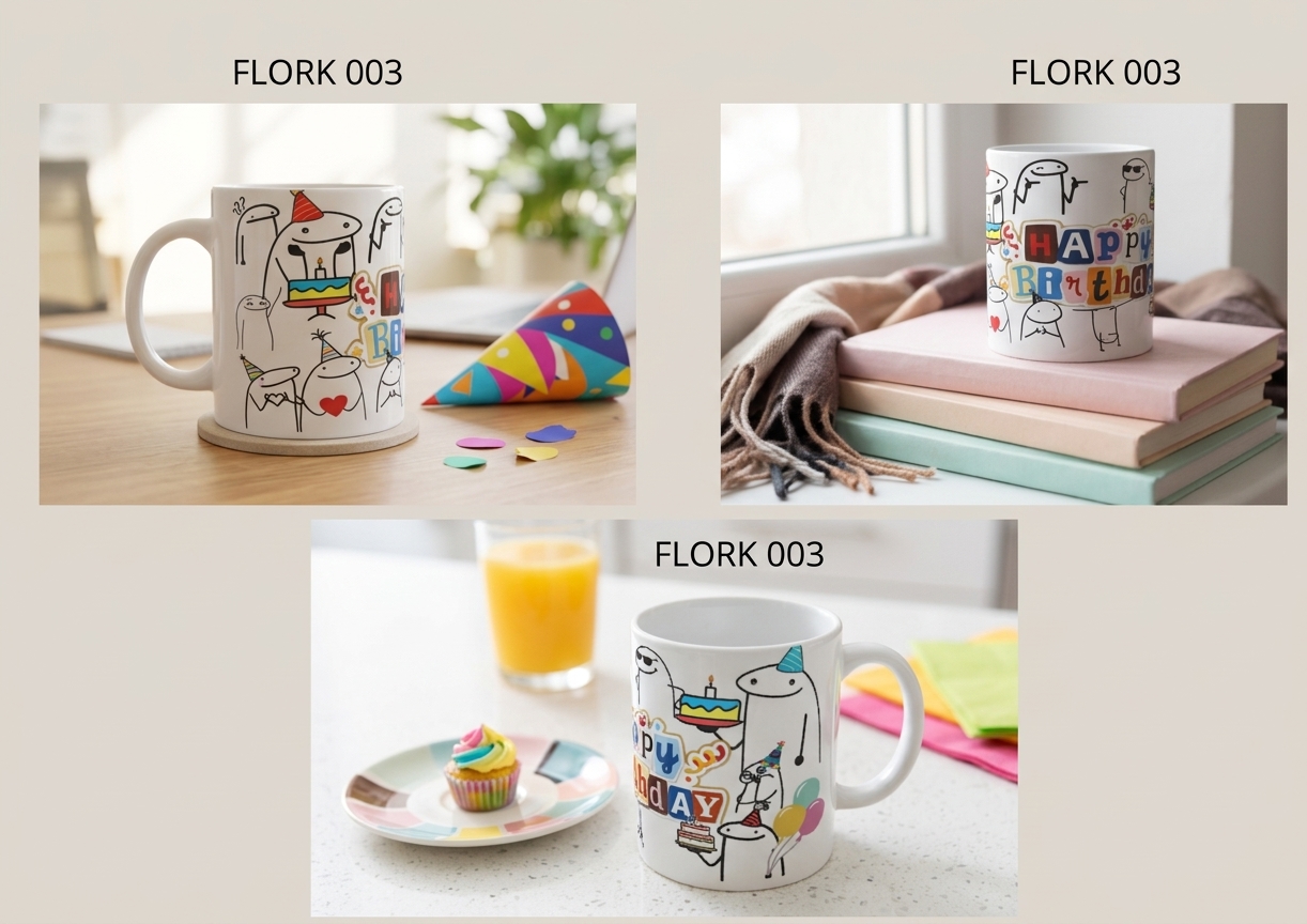Mug Flork Para Cumpleaños - Imagen 8